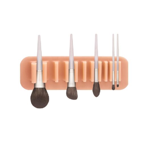 One or Two Silicone Wall Mounted Nail Makeup Brush Holder - Image 4