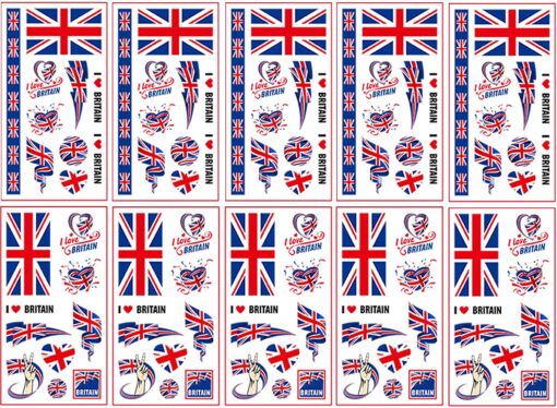10 Sheets Waterproof Tattoos Stickers - Image 5