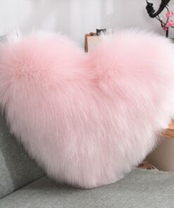 Fluffy Heart Shape Pillow