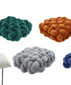 Chunky Hand Knit Cushion Pillow