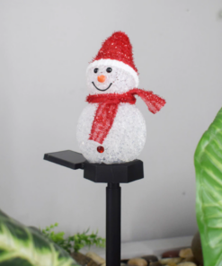 Alternative view of Snowman Solar Light