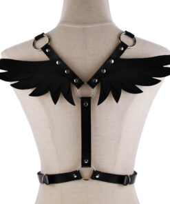 Alternative view of PU Leather Adjustable Chest Angel Wings