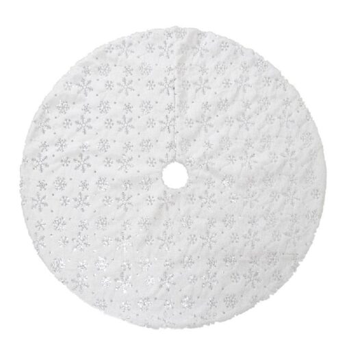 78, 90, 120 or 140 CM Faux Fur Christmas Tree Skirt - Image 12
