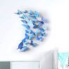 12 or 60 Multicolor Butterfly Wall Stickers