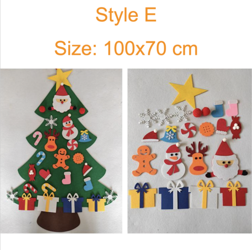 Kids Felt Christmas Tree Kit - Early Black friday drop - Image 13