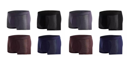 One-, Four-, Eight or Twelve Pack of Men's Breathable Mesh Boxer