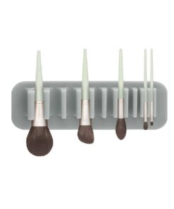 Alternative view of One or Two Silicone Wall Mounted Nail Makeup Brush Holder