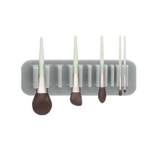 One or Two Silicone Wall Mounted Nail Makeup Brush Holder - Image 2