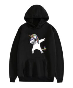 Unisex Dab Swag Unicorn Hooded Sweatshirt