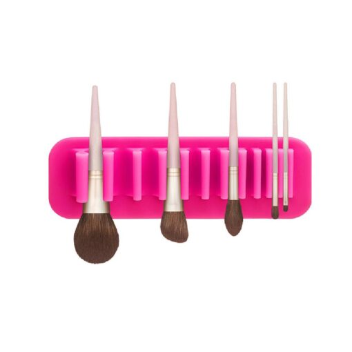 One or Two Silicone Wall Mounted Nail Makeup Brush Holder - Image 7