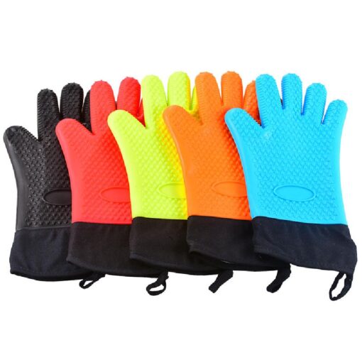 One or Two Pieces Double Layer Chef Oven Gloves - Image 6