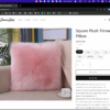 Square Plush Throw Pillow