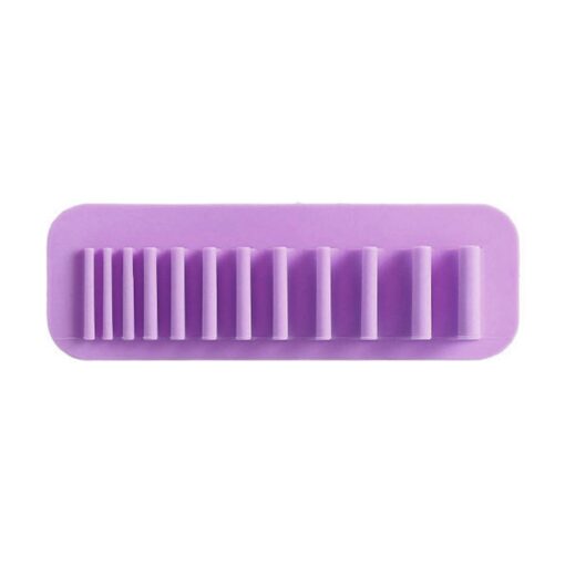 One or Two Silicone Wall Mounted Nail Makeup Brush Holder - Image 8