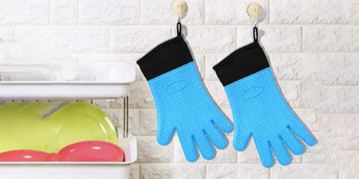 One or Two Pieces Double Layer Chef Oven Gloves - Image 15