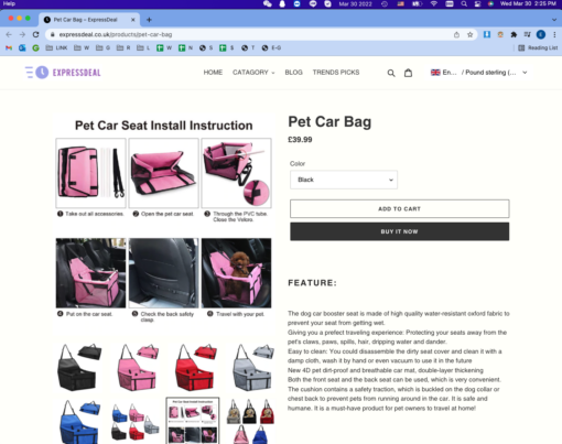 Pet Car Bag - Image 6