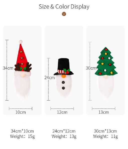 One or Three Christmas Wine Bottle Cover - Image 7