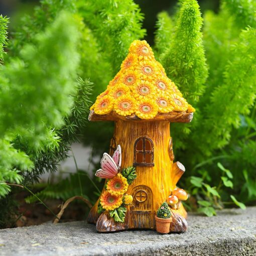 One or Two Solar Powered Fairy Treehouse - Image 9