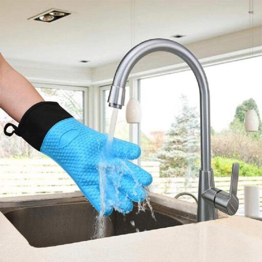 One or Two Pieces Double Layer Chef Oven Gloves - Image 5
