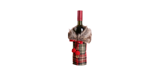 One, Two or Four Pieces Christmas Sweater Wine Bottle Cove - Image 8