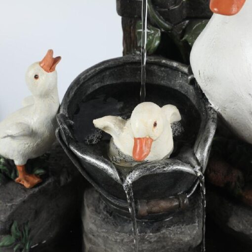 Squirrel / Duck Animal Resin Statue Solar Garden Decoration - Image 9