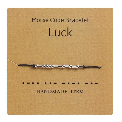 One or Two Morse Code Bracelets for Friends, Couples, Family - Image 5