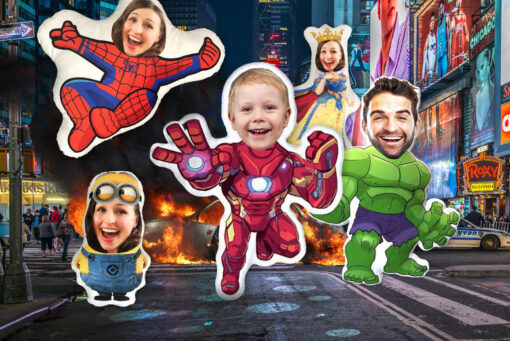 Personalised 3D Cartoon Mini Me Pillow - 4 sizes! - Image 17