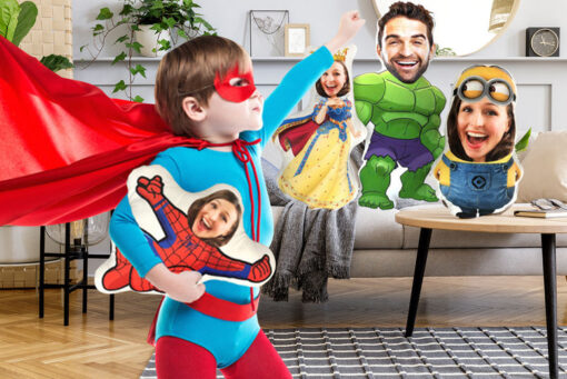 Personalised 3D Cartoon Mini Me Pillow - 4 sizes! - Image 15