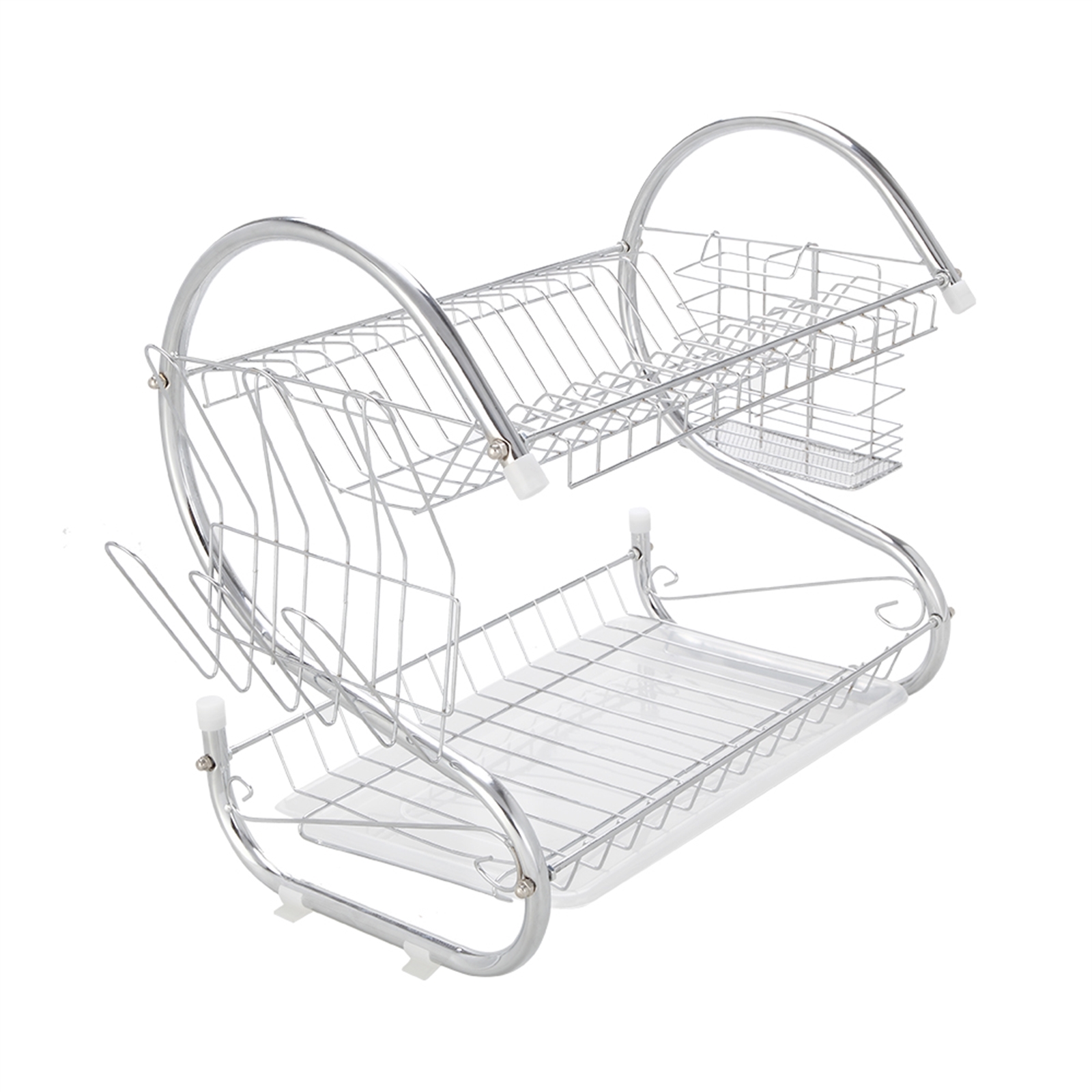 Limited Multifunctional S-Shaped Dual Layers Dish Drainer - Image 14