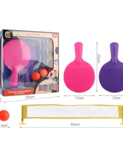 Table Tennis Set Retractable Net Children Indoors Outdoors Sport with 3 balls