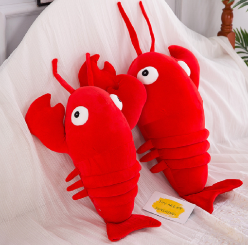 50CM Warm Adorable Lobster Pillow - Image 3
