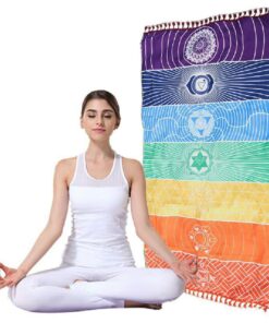 7 Chakra Meditation Yoga Rug