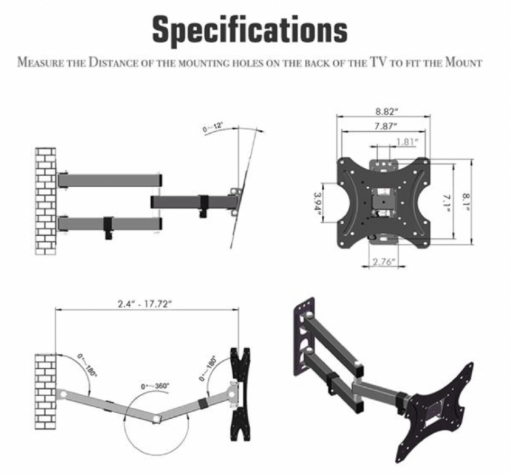 TV Wall Bracket Mount - Image 5