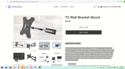 TV Wall Bracket Mount - Image 9