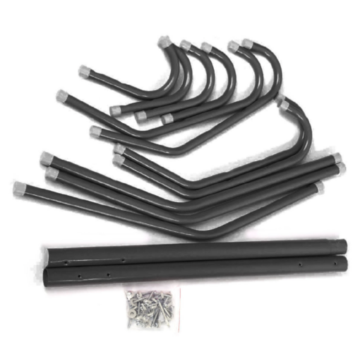 Multi-Hook Metal Coat Hat Stand - Image 3