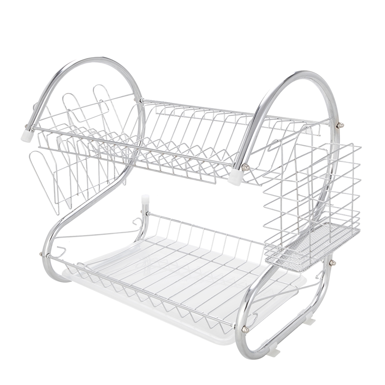 Limited Multifunctional S-Shaped Dual Layers Dish Drainer