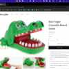 Bite Finger Crocodile Board Game