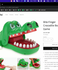 Bite Finger Crocodile Board Game