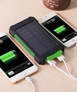 Solar Power Bank With Flashlight