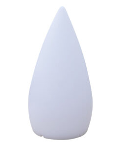 White Teardrop USB Rechargeable Table Lamps