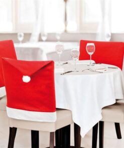 6 PACK Santa Hat Christmas Chair Covers