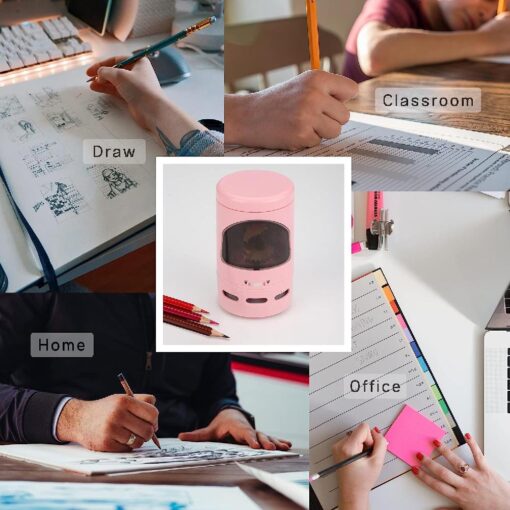 Electric Pencil Sharpener with Mini Vacuum - Image 6