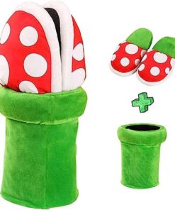 Piranha Plant Plush Slippers