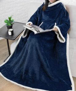 Deluxe Fleece Wearable Blanket