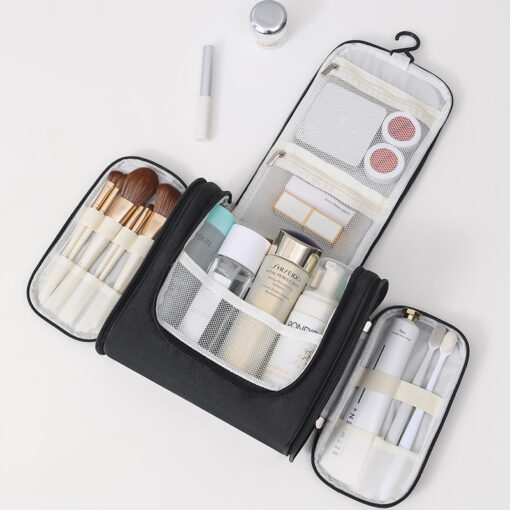 One or Two Multi-Compartment Waterproof Toiletry Bags - Image 5