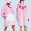Wearable Oversized Sherpa Blanket Sweatshirt