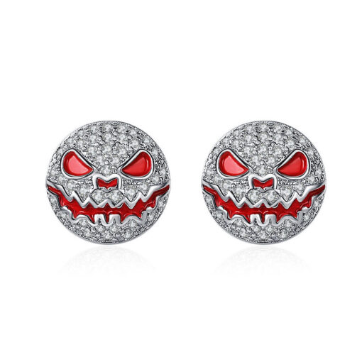 Two Styles Skull Necklace Earrings or Set - Image 5