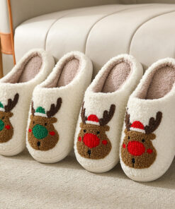 Christmas Embroidered Slipper