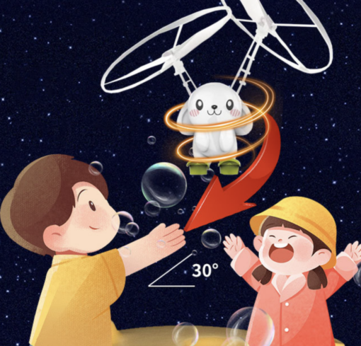 Bubble Blowing Sensor Toy Helicopter  - TY0338 - Image 7