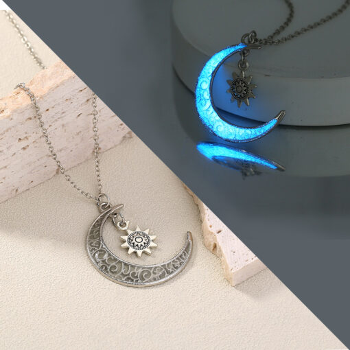 Luminous Enchanted Moonstone Necklace - AC1239 - Image 3