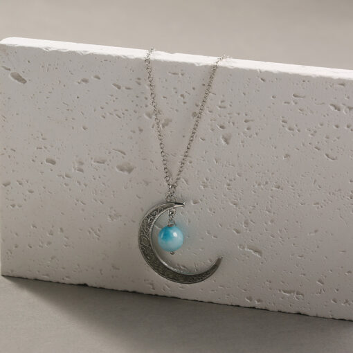 Luminous Enchanted Moonstone Necklace - AC1239 - Image 7